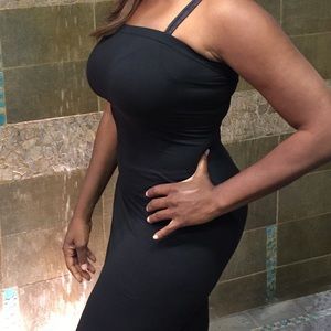 Black tube dress